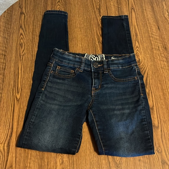 SO Dark Wash Jeggings 💙 - Picture 2 of 7